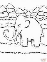 Mammoth Mammut Wooly Woolly Stampare Dinosauri Mamoth Malvorlagen Coloringhome Elephants Cucciolo sketch template