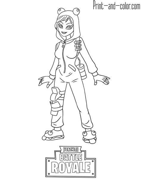 fortnite battle royale coloring page onesie skin   coloring