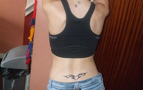 Cute Lower Back Tribal Tattoo For Girls Cool Tattoos Online