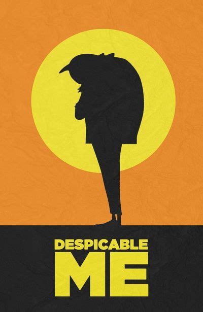 despicable me 2010 ~ minimal movie poster by begum ozdemir
