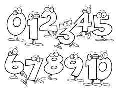 math coloring pages  coloring pages  kids numbers  kids
