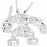 Ninjago Mech Kai Drawing Lego Coloring Pages Printable Print Colouring Fire Team Sheets Kids Huge Collection Color Choose Board Printablecoloringpages sketch template