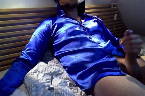 Blue Shiny Satin Shirt Cock Eat Own Cum Gay Movies Online Free