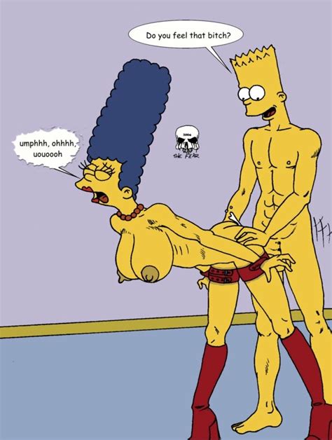 rule 34 bart simpson breasts color female human insertion male marge