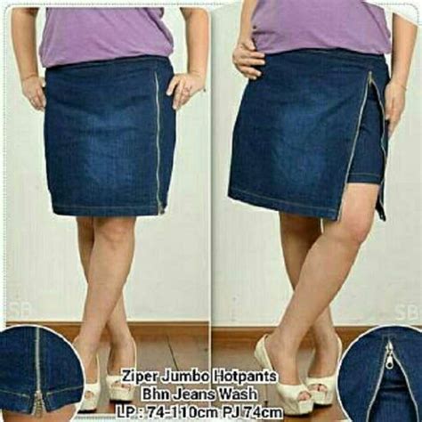 Promo Miracle Shop Bawahan Dafia Rok Celana Hotpants Jeans Wanita Jumbo