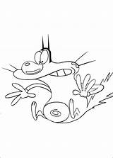 Oggy Cockroaches Coloring Pages Book Fun Kids sketch template