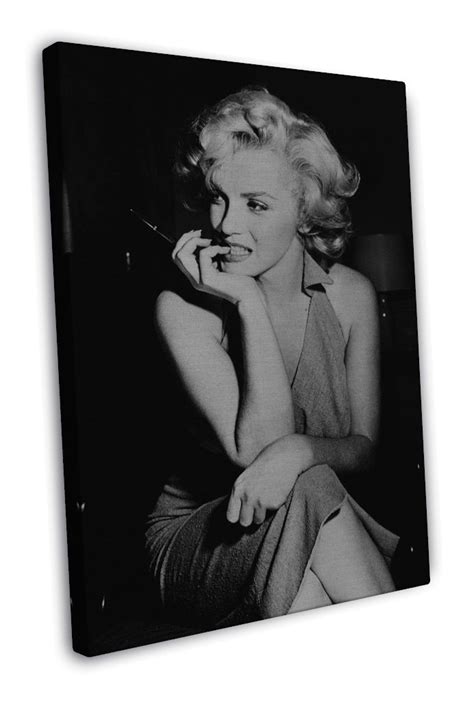 Marilyn Monroe Tattoo Graffiti Art 16x12 Framed Canvas Print Decor