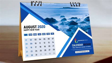 modern  calendar design psd graphicsfamily gambaran