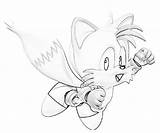 Tails Sonic Generations Coloring Pages Printable Another sketch template