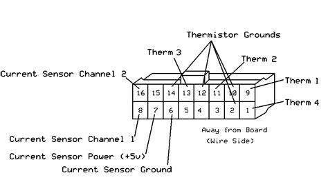 thermistor connector diagram