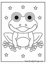 Frogs Colored sketch template