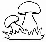 Mushroom Whimsical sketch template