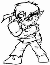 Ryu Animation sketch template