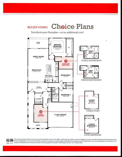 beazer homes floor plans  viewfloorco