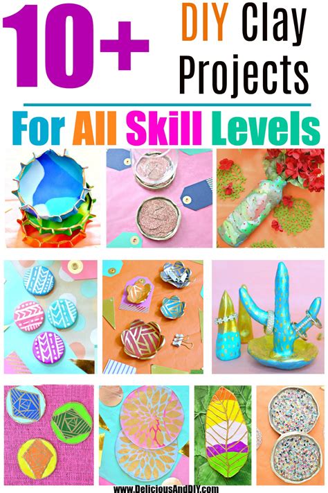 diy clay projects perfect  give  gifts delicious  diy