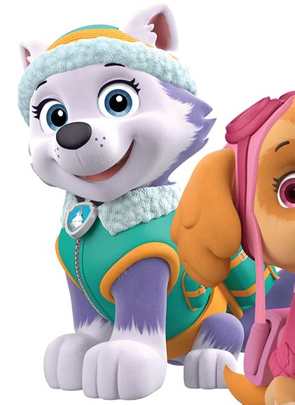 Image Everest With Skye Png Paw Patrol Fanon Wiki