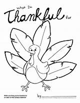 Thankful Coloring Thanksgiving Pages Printable Am Turkey Template Kids Im Activities Worksheets Crafts Choose Board sketch template