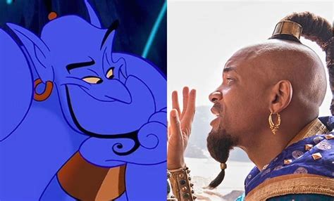 ‘aladdin promo art reveals first look at will smith s blue genie