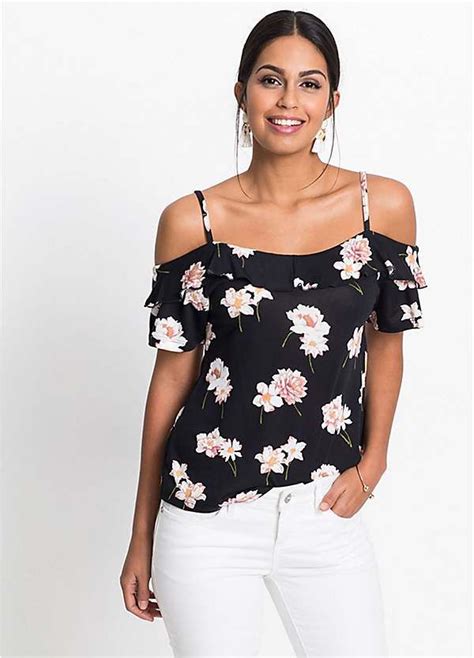 shoulder top  bonprix bonprix floral tops tops fashion