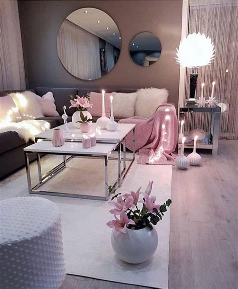 home design pink aesthetik traumhaus wohnzimmer asthetik