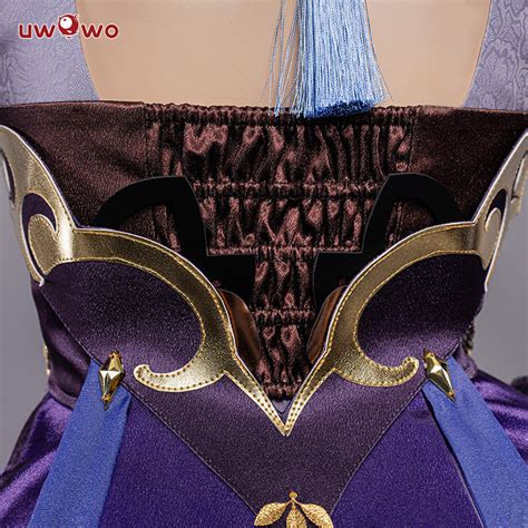 uwowo game genshin impact keqing yuheng liyue qixing cosplay costume