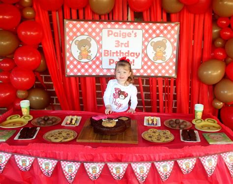Adorable Teddy Bears Picnic Birthday Party Ideas And Photos