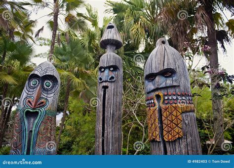 totems stock  image