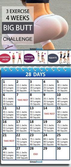 30 Day Butt Lift Challenge Blogilates Fitness Food