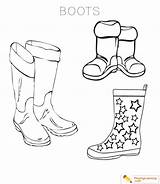 Coloring Winter Clothes Date sketch template