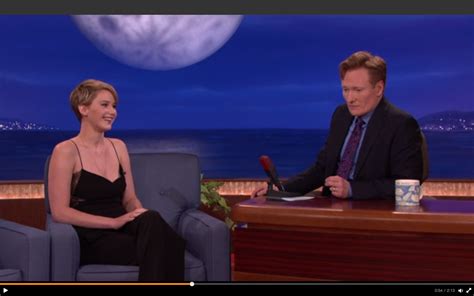 jennifer lawrence tells conan about sex toys wetting the bed la times
