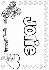 Jolie Coloring Pages Hellokids Print Color sketch template