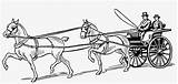 Carriage Pulling Tandem Pferde Pferdekutsche Pferd Malvorlagen Pngitem Ingrahamrobotics sketch template