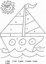 Transportation Sailboat Kindergarten Math Preschoolactivities Sailing sketch template
