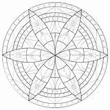 Compass Mandala Draw Drawing Protractor Patterns Pattern Howtogetcreative Dot Getdrawings Choose Board Make sketch template