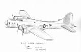 Bomber Easy B17 Boeing Step 17 Draw Fortress Flying Drawing Drawings Beginners Tutorial Deviantart sketch template