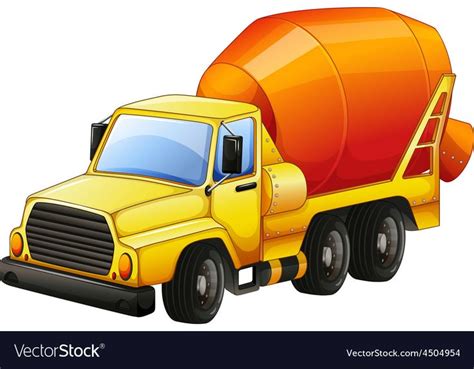 cement truck royalty  vector image vectorstock cement truck