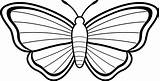 Moth Coloring Printable Pages Getcolorings Butterfly sketch template