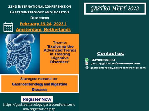 22nd International Conference On Gastroenterology And Digestive Disorders