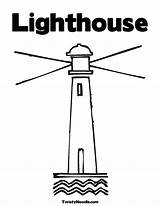 Coloring Lighthouse Pages Drawings Clipart Cliparts Colouring Popular Library sketch template