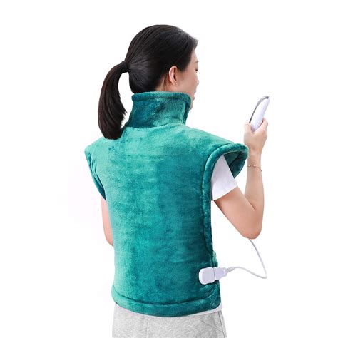 maxkare electric heating pad neck shoulder   heating wrap
