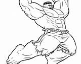 Hulk Gambar Mewarnai Smash sketch template