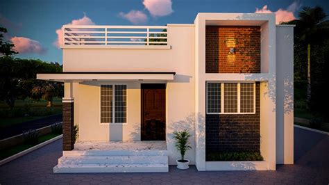 cost small modern house design