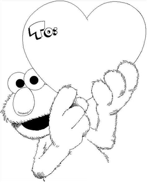 elmo valentine coloring pages clip art library