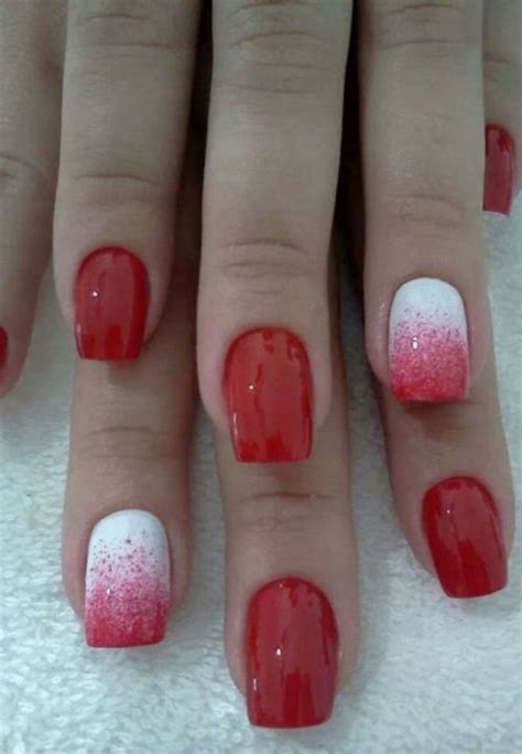 36 Red Ombre Nail Design You Need To Try This Year Valentines Nail