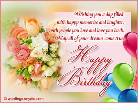 write   birthday card wordings  messages