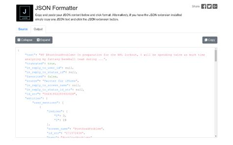 json formatter chrome web store
