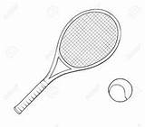 Racket Racchetta Raquette Raqueta Tennisschläger Rackets Phonics Vettoriale Racchette Zeichnungen sketch template