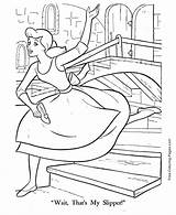 Cinderella Slipper sketch template