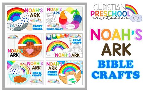 noahs ark crafts christian preschool printables