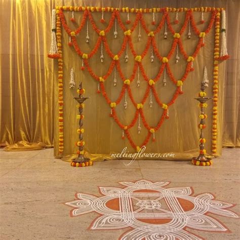 traditional flower backdrop decor backdrop decorations desi wedding